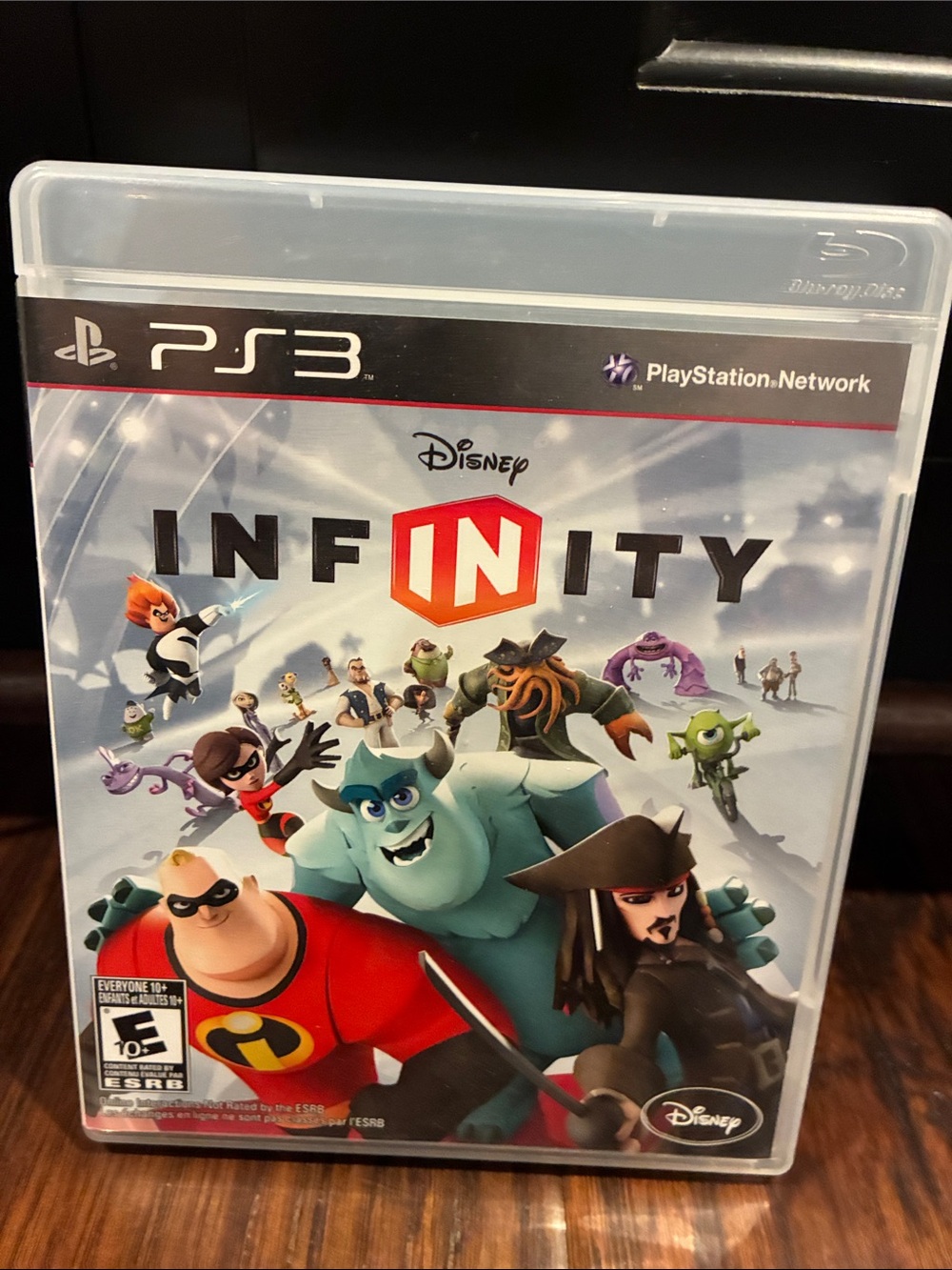 Disney Infinity PS3 Video Game with Red, Black, White Cover Art